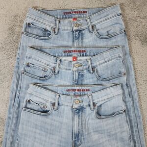 Lucky Brand 412 Athletic Slim Jeans Mens 32x30 Lof of 3 Light Wash Denim Casual